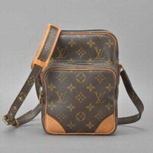 Louis Vuitton bag Amazon shoulder leather brown Monogram Crossbody